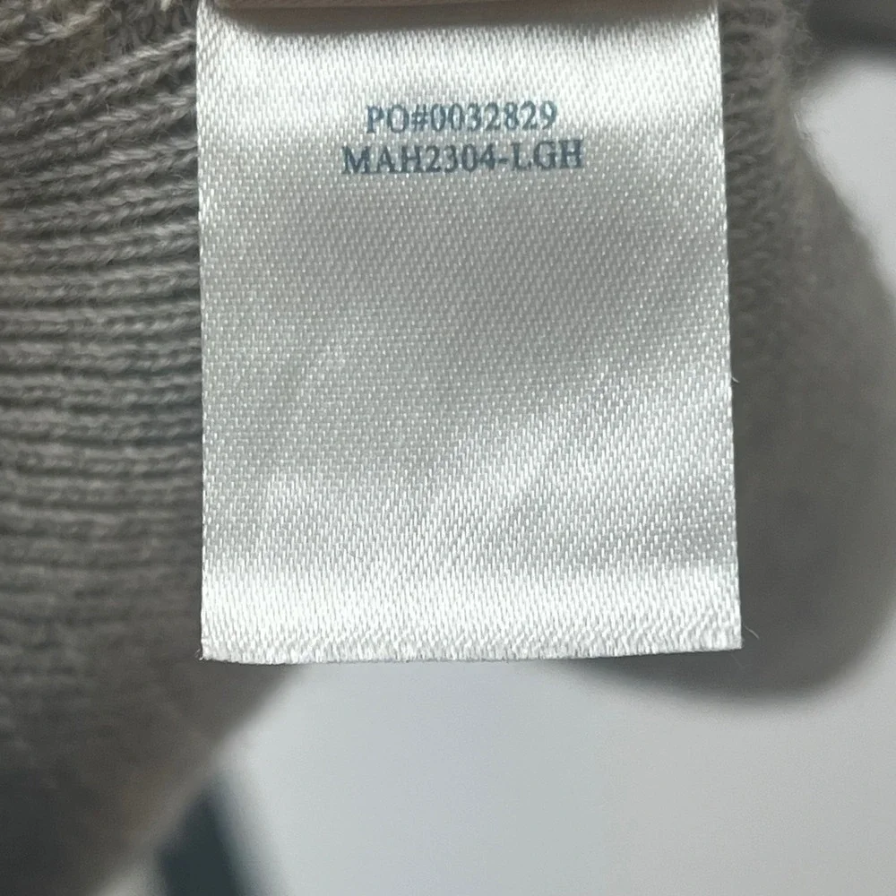 Faherty Brand 100% Merino Wool Cuffed Beanie‎ Hat Grey MAH2304-LGH Mens Womens